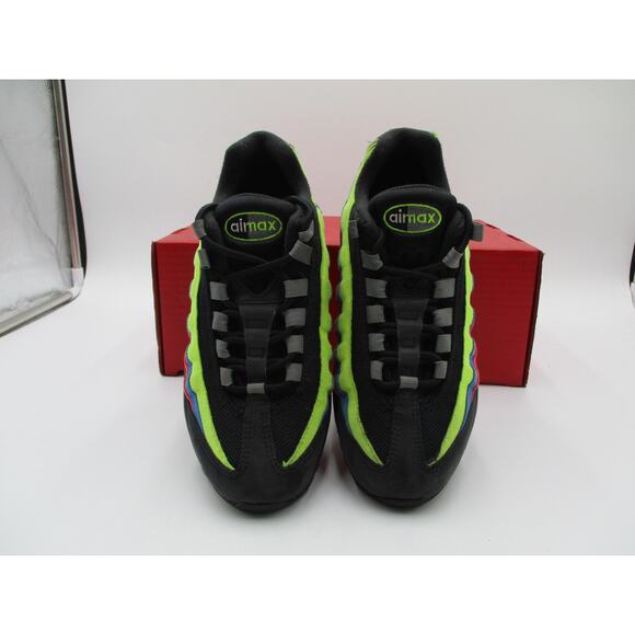 Nike Air Max 95 Shoes Youth Size 5Y Black Volt Blue Red Green DZ5635-001 1F9 - Picture 5 of 15